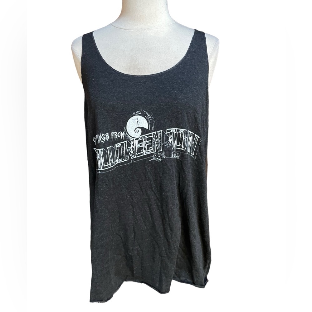 NWT Disney Next Level Apparel “Greeting from Halloweentown” Racer Back Tank Top